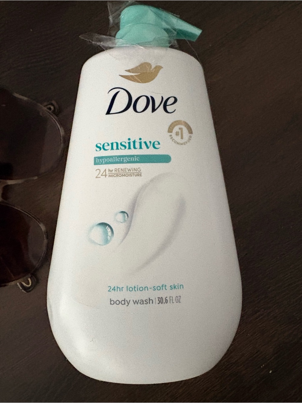 Dove Sensitive Hypoallergenic Body Wash with 24 hour lotion